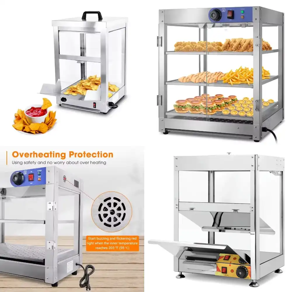 Popcorn - Vitrine isotherme grande capacité pour chips