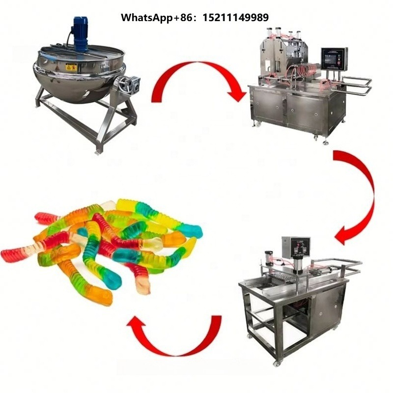 Gummy Candy - Fabricants de bonbons gélifiés, machine de