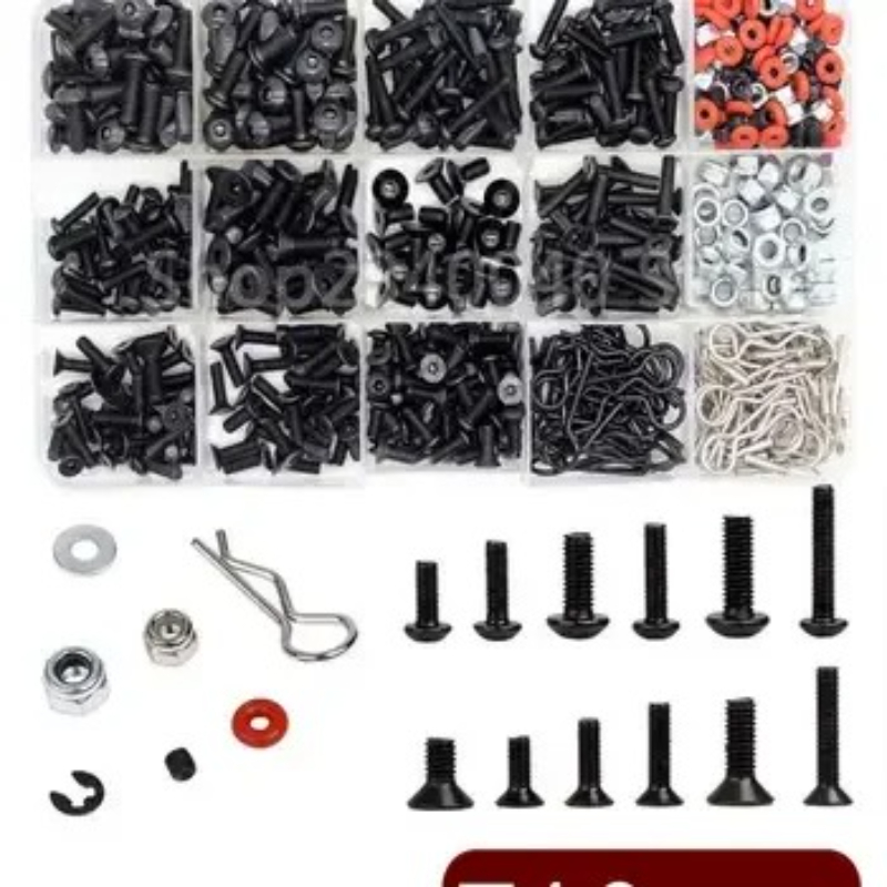 Nuts Mix - Kit de vis universelles RC, 500