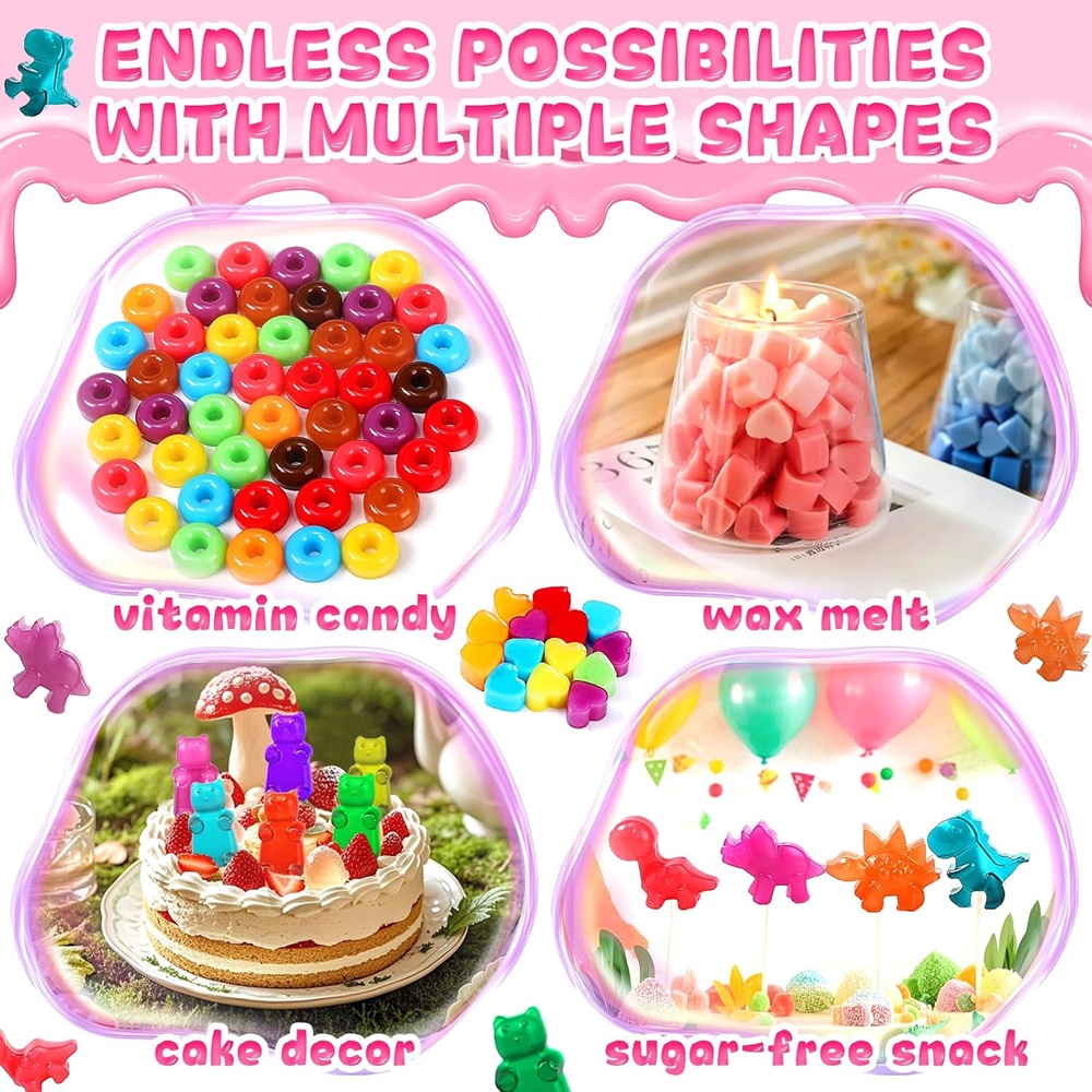 Gummy Candy - Moule à bonbons en silicone antiadhésif
