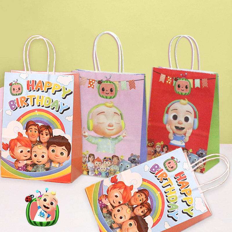 Cookies Pack - Cocomelons – ensemble de sacs cadeaux
