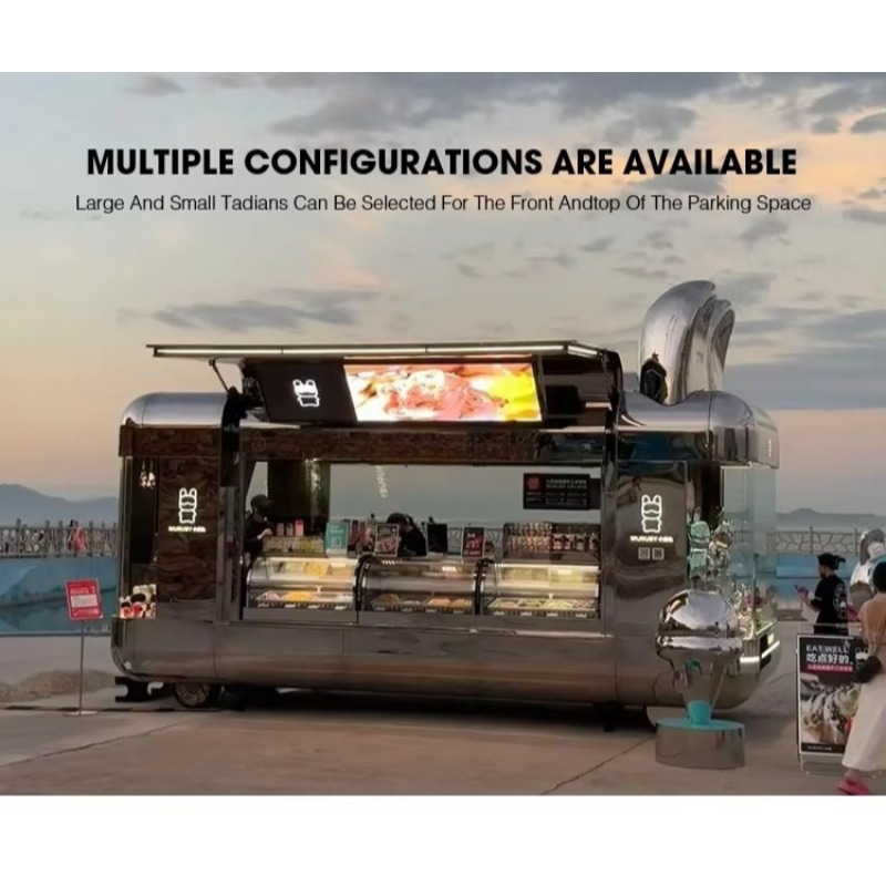Food Snacks Catering - Kiosque alimentaire entièrement équipé, nouveau camion