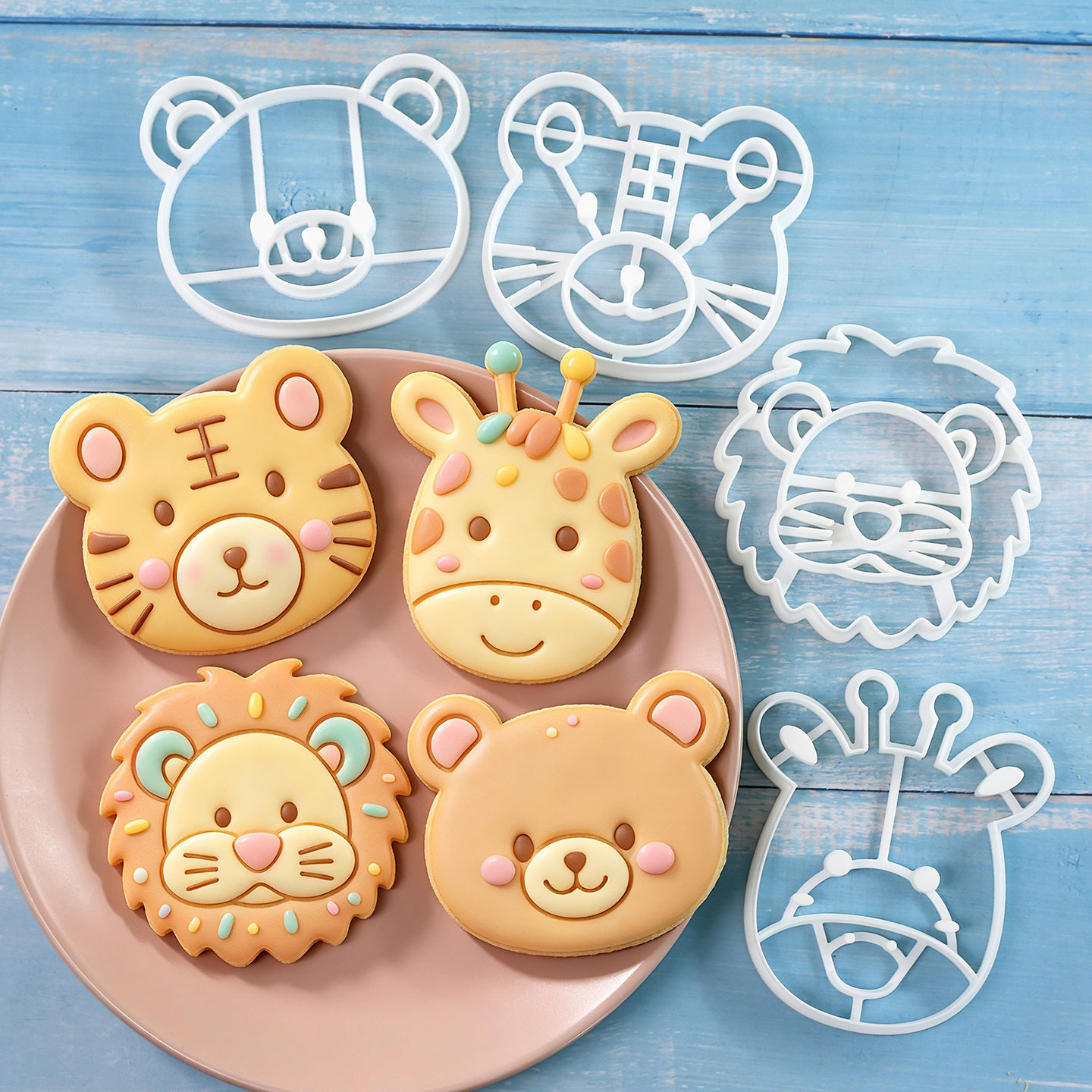 Cookies Pack - Ensemble de 4 emporte-pièces pour biscuits