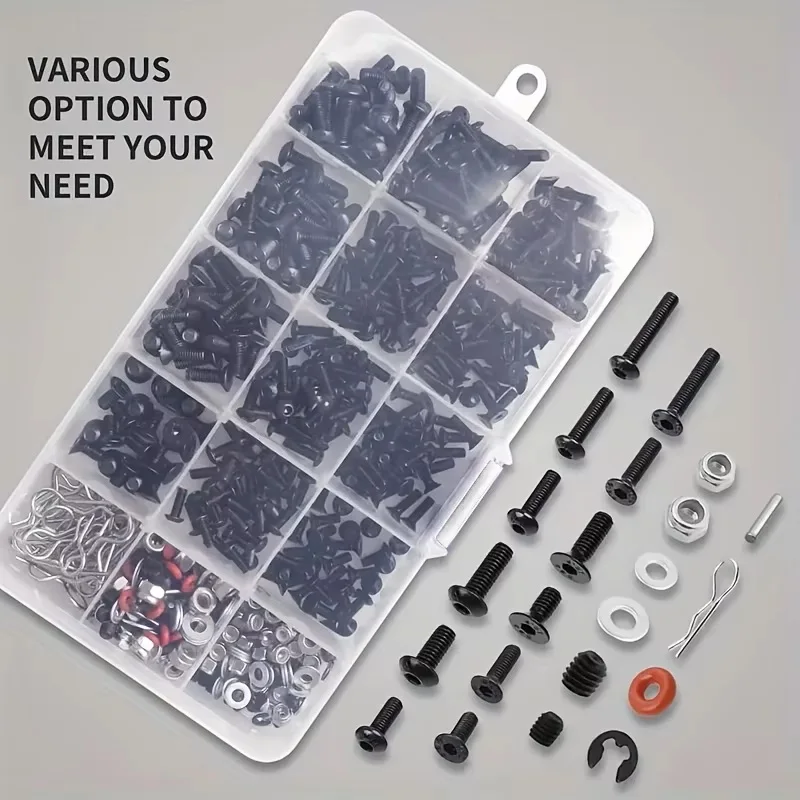 Nuts Mix - Kit de vis universelles RC, 520