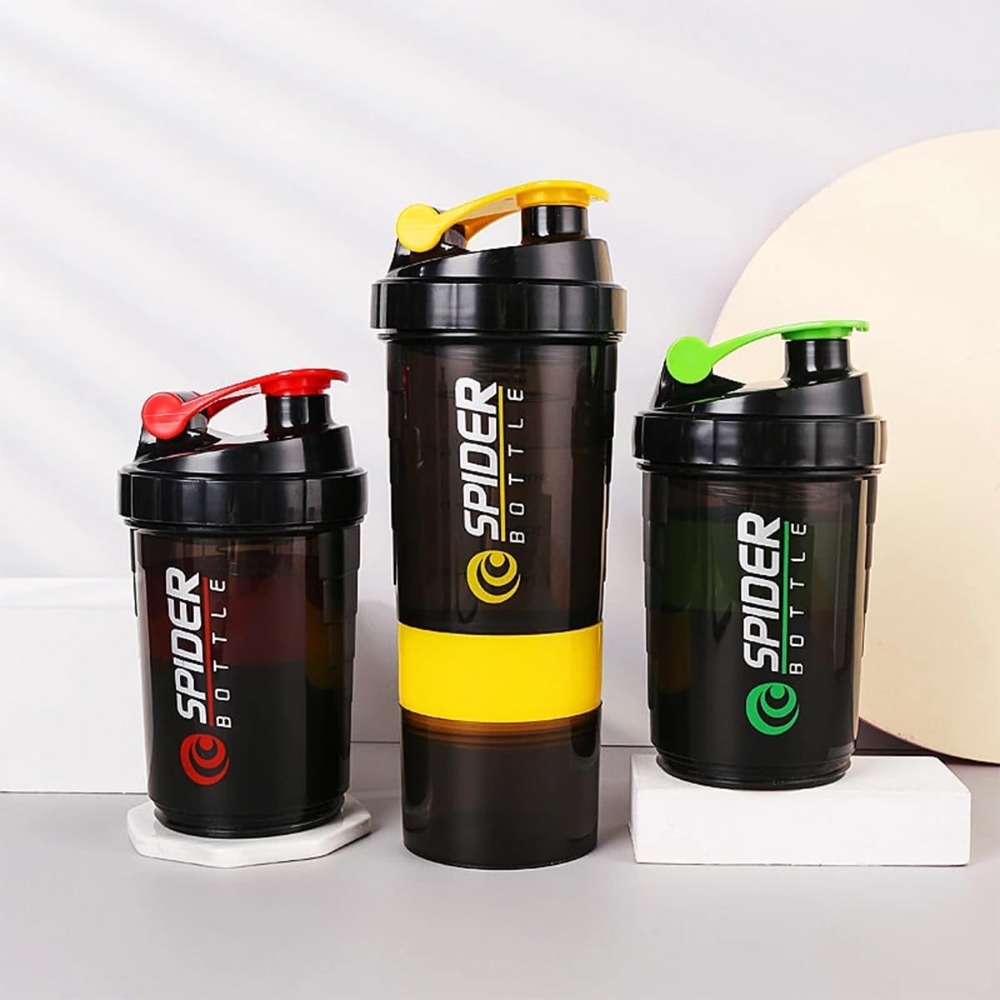 Protein Bar - 3 couches Shaker bouteille de protéines