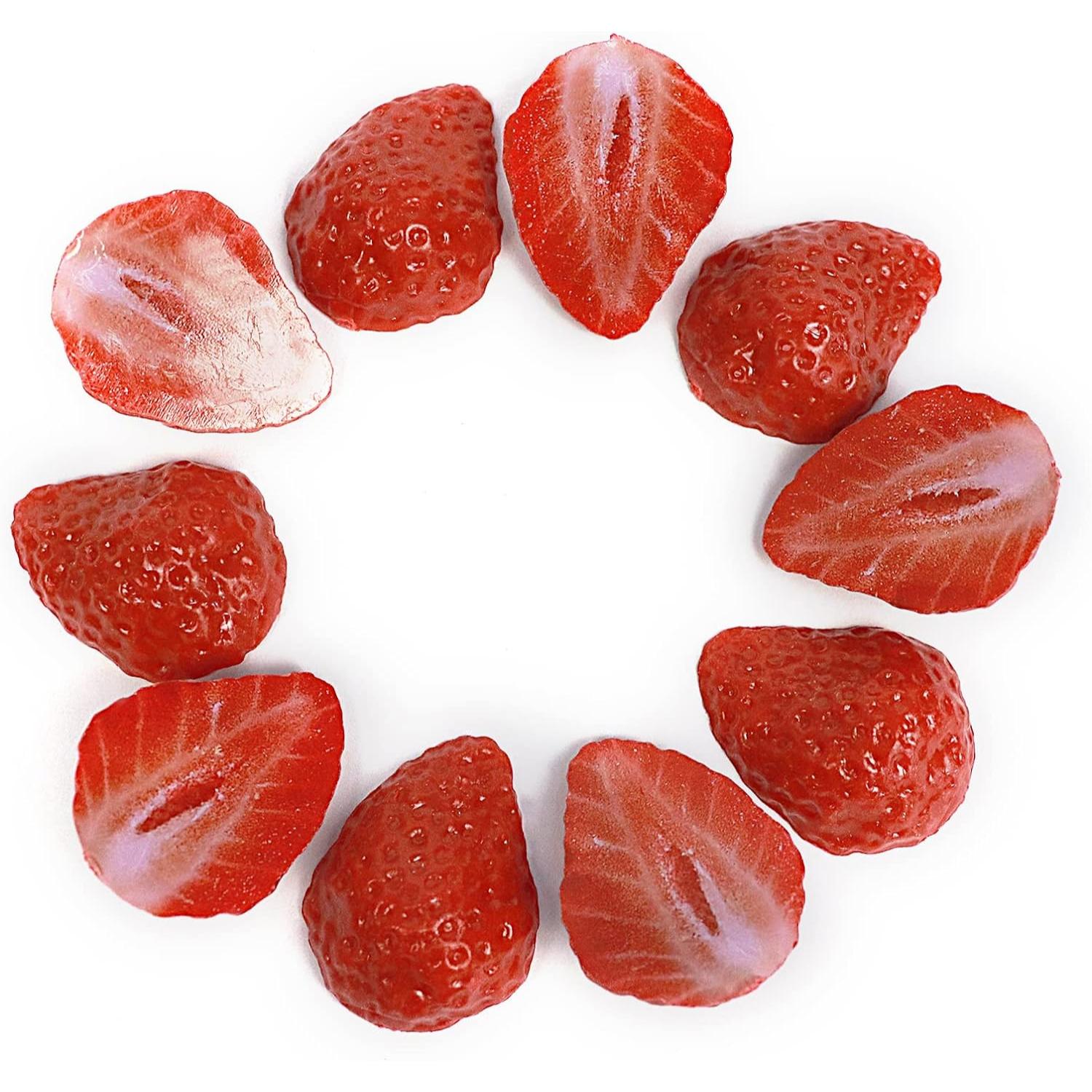 Chocolate Snack - Pétales de fraises artificielles, décorations de