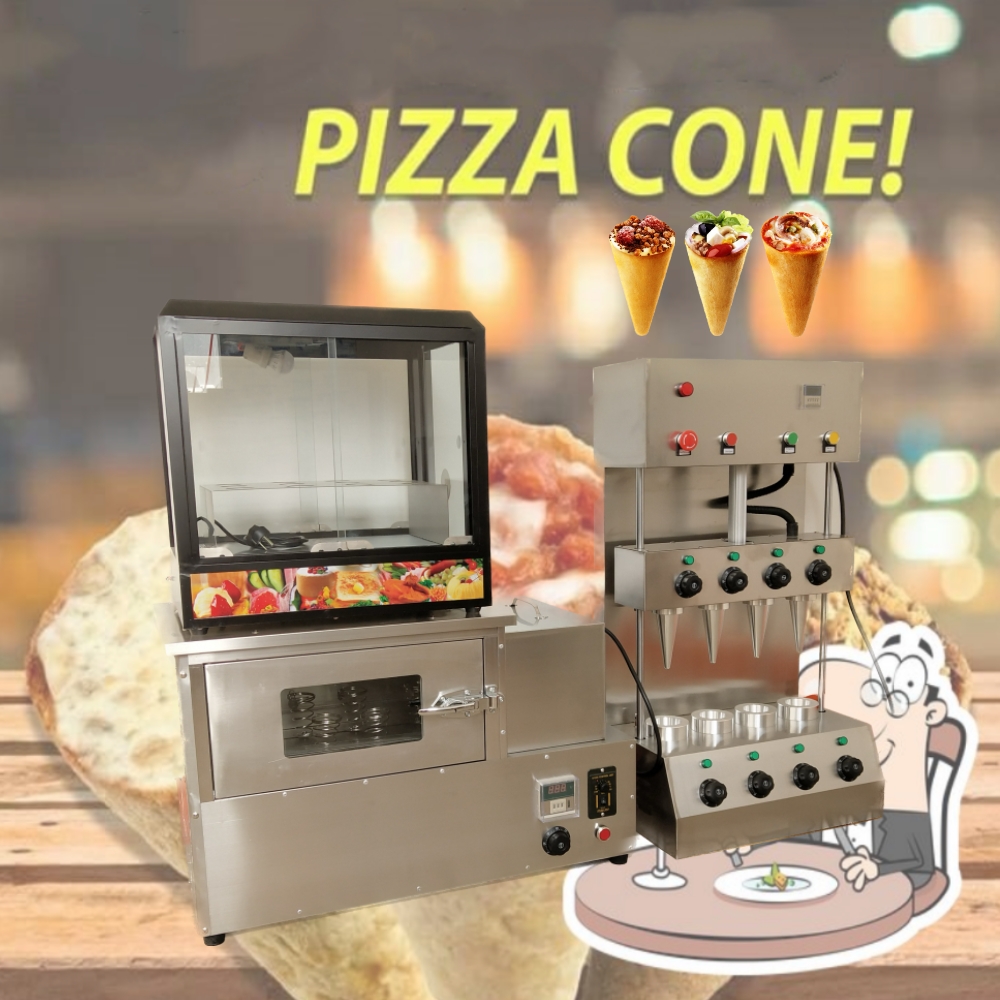 Healthy Snacks Food - Machine à cônes à pizza populaire