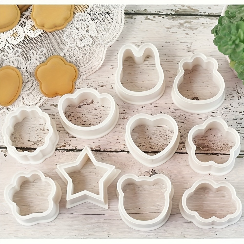 Cookies Pack - Ensemble de 10 emporte-pièces pour biscuits,