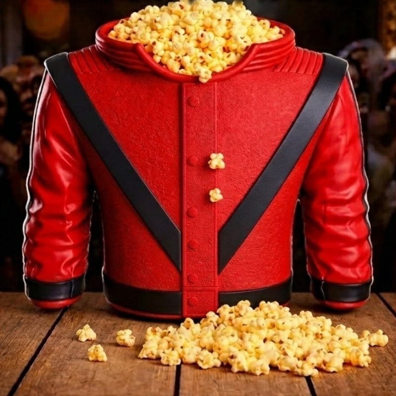 Popcorn - Seau à Popcorn 3D Imprimé Créatif