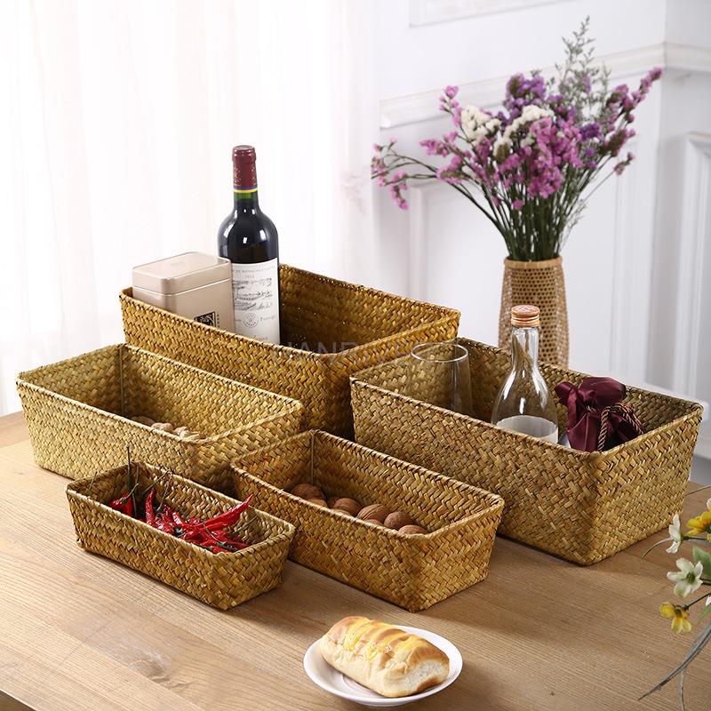Panier de rangement rétro tiss - Seaweed Snack avis et prix