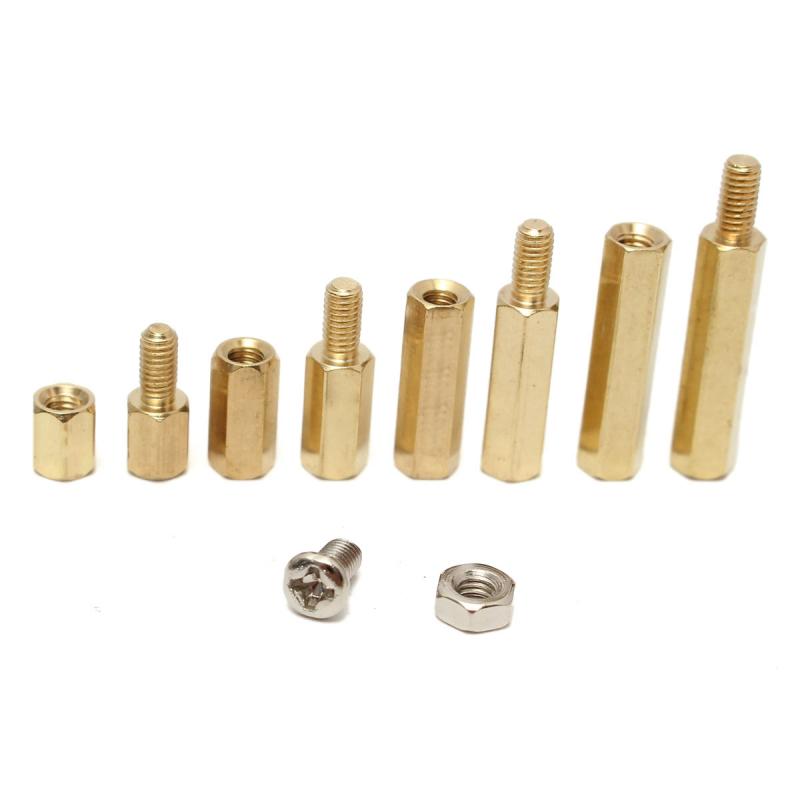 Colonne hexagonale en laiton M - Nuts Mix avis et prix