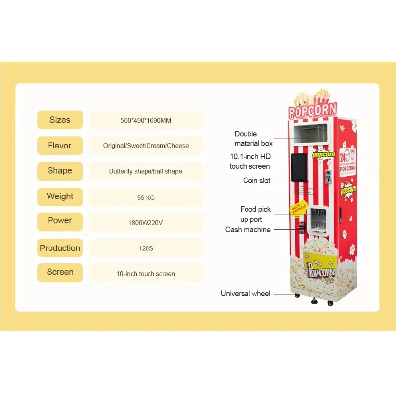 Machine à Popcorn Automatique  - Popcorn avis et prix