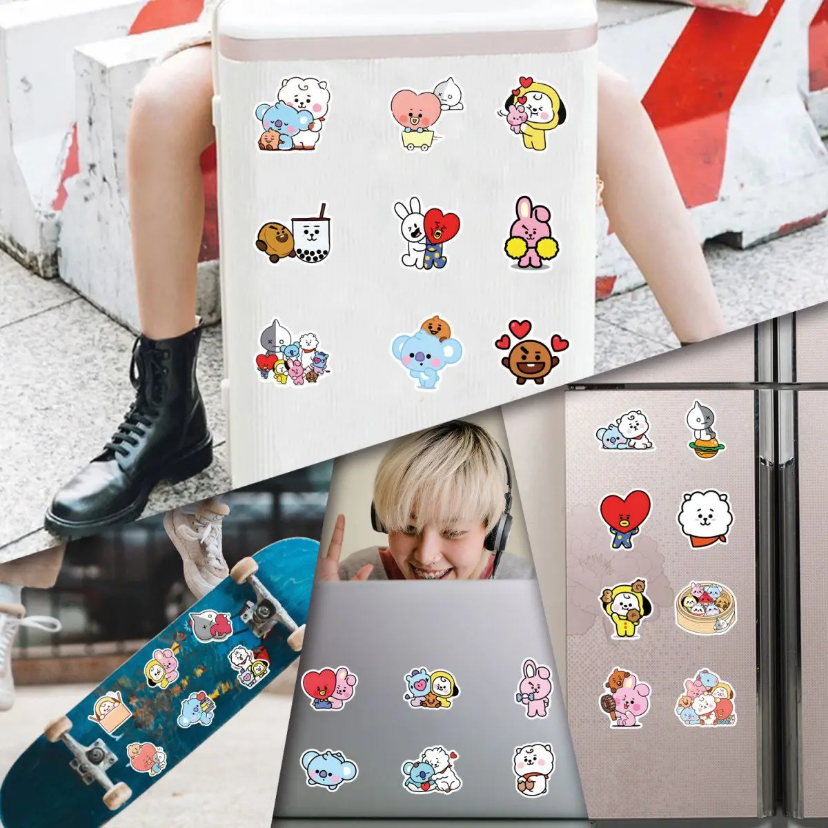 100/200 autocollants BT21 Chim - Cookies Pack avis et prix