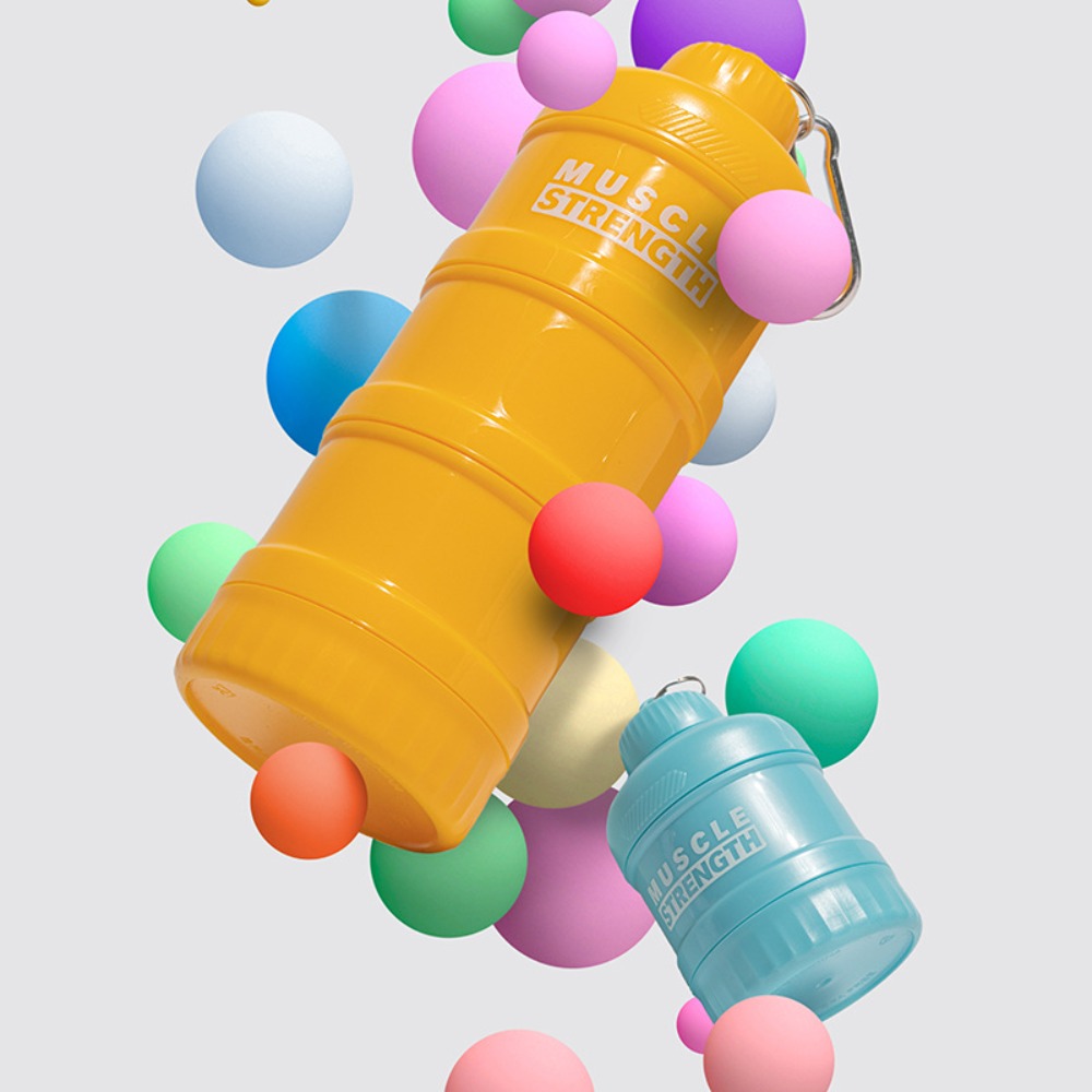 Boîte à poudre portable avec s - Protein Bar avis et prix