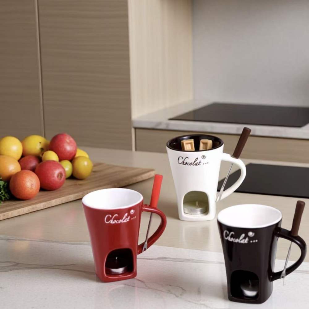Mug à fondue au chocolat en cé - Chocolate Snack avis et prix