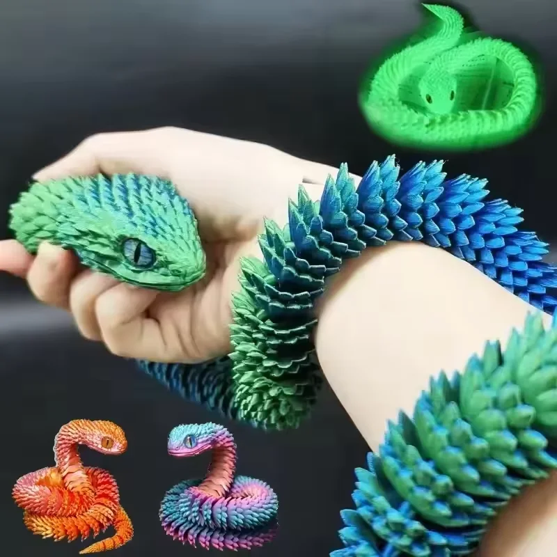 Serpent imprimé en 3D, jouet à - Gummy Candy avis et prix