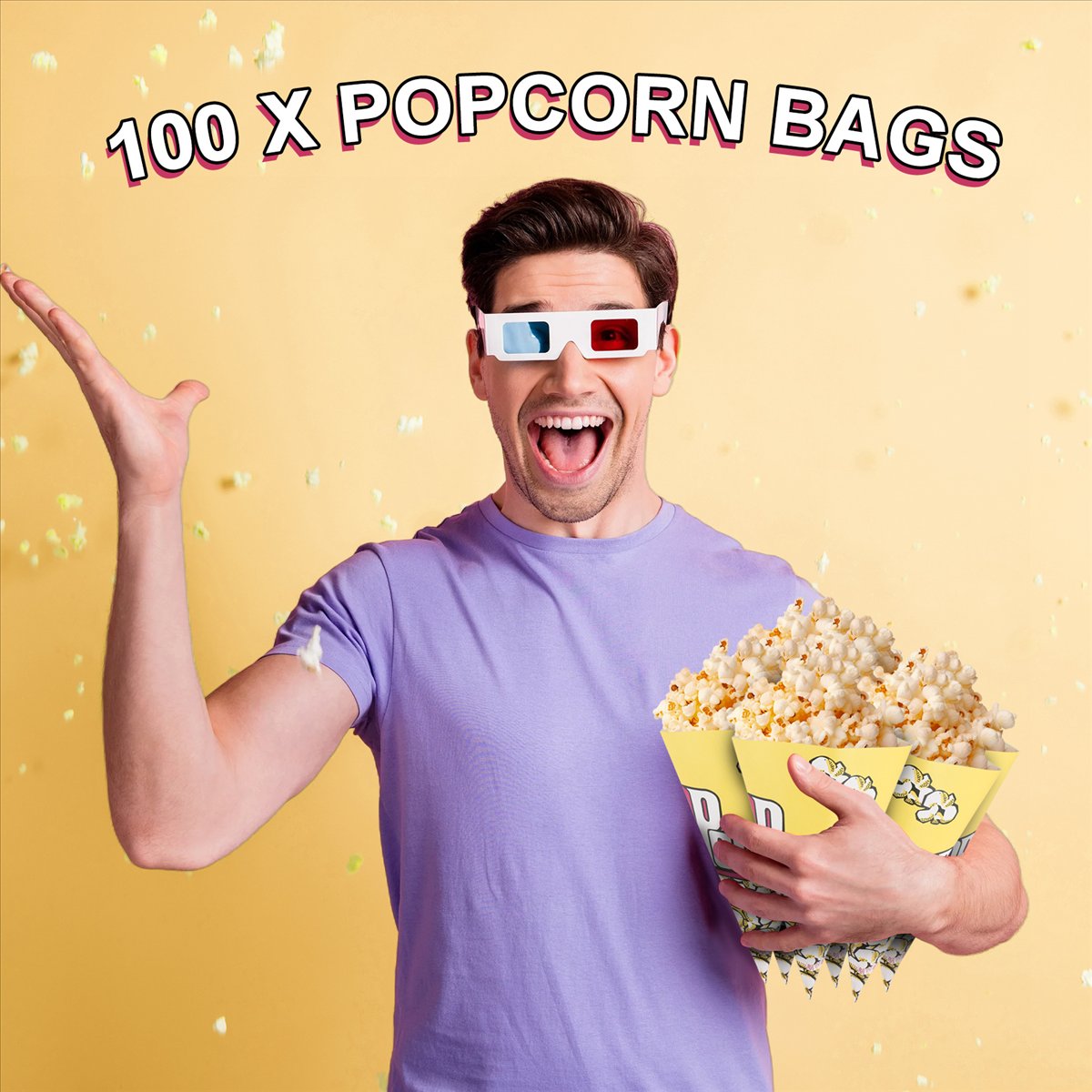 [Promotions] 100X sacs à popco - Popcorn avis et prix