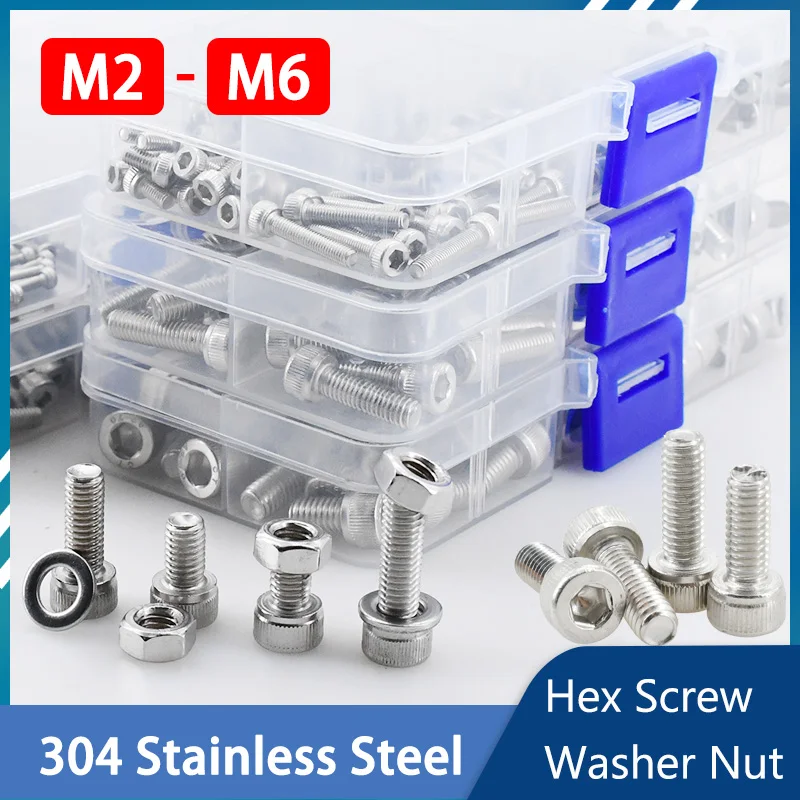 M2 M3 M4 M5 M6 304 acier inoxy - Nuts Mix avis et prix