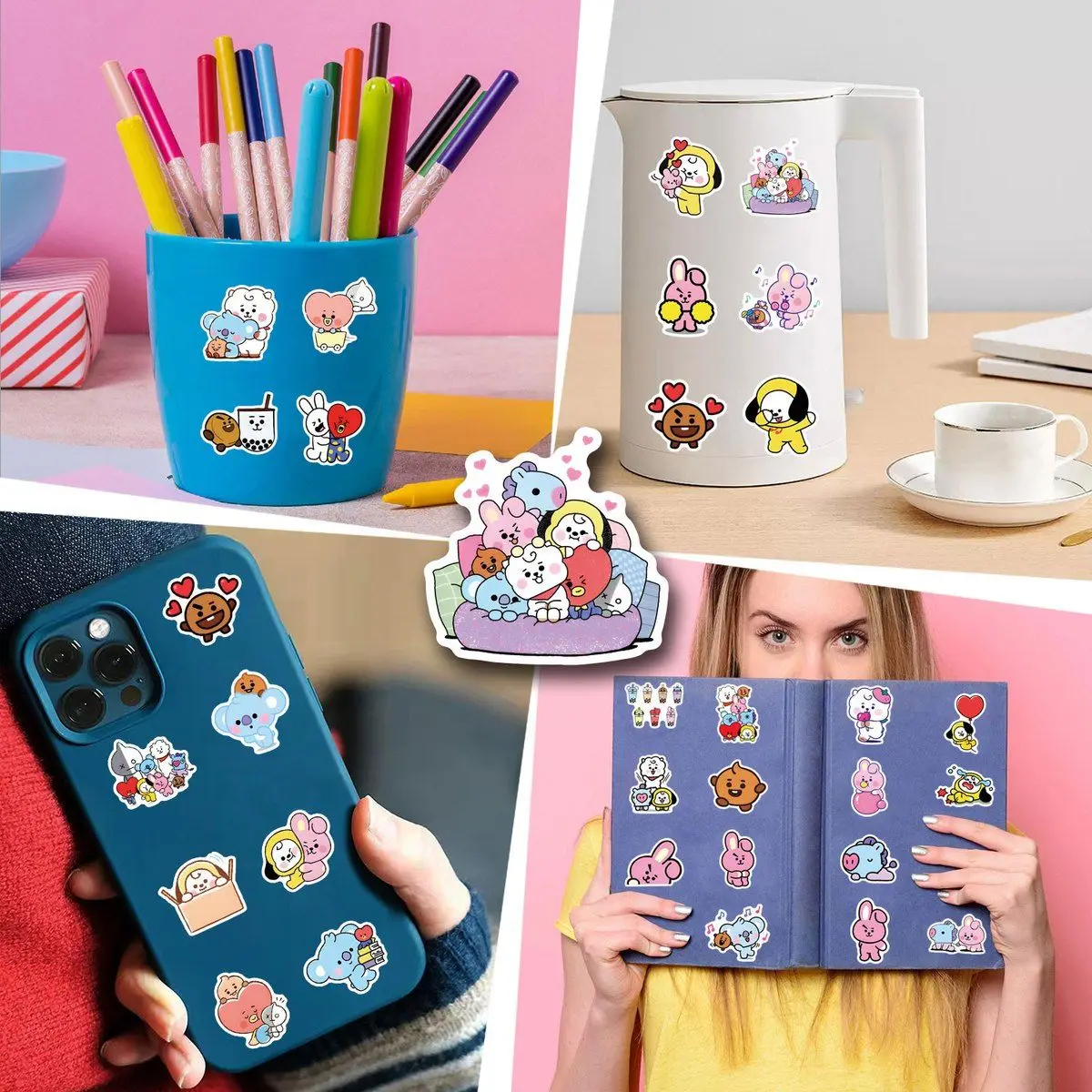 55/110 pièces d'autocollants B - Cookies Pack avis et prix